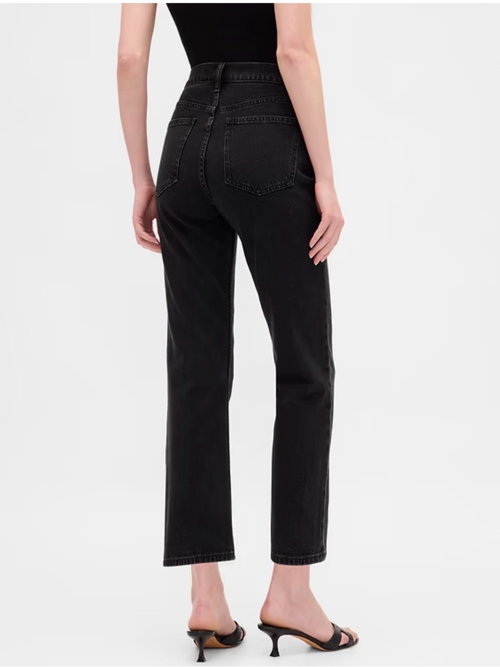 Gap 90s Straight Crop High-Rise Straight Jeans - Picture 2 of 6